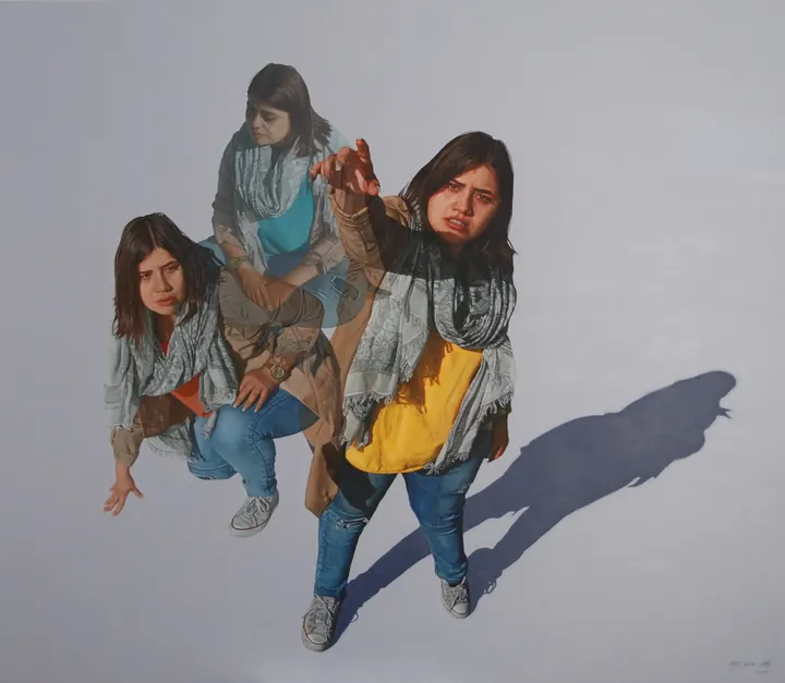 Pieza no. 1, de la serie Poética al cubo. Trillizos Torres Pacheco.